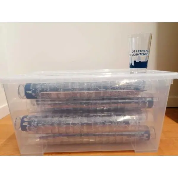 Crate of reusable plastic cups (240 cups)