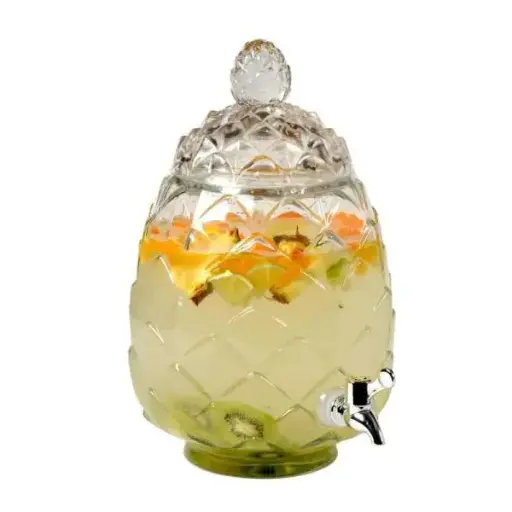 Beverage dispenser (glass-pineapple)