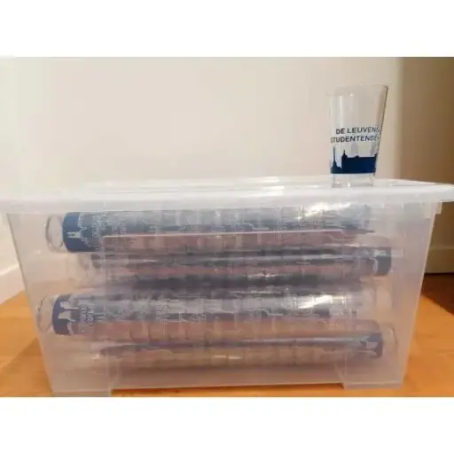 Crate of reusable plastic cups (240 cups)